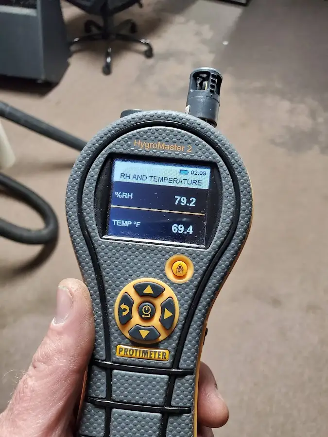Moisture meter humidity assessment for Mold Remediation & Removal in West Point